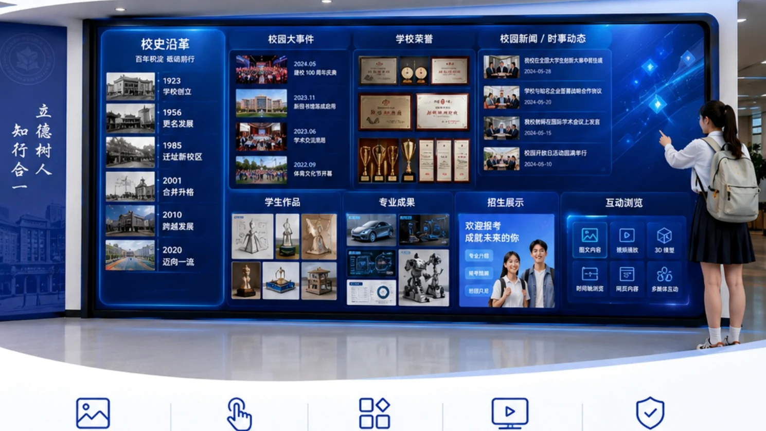 视觉魔方校园数字成果展示