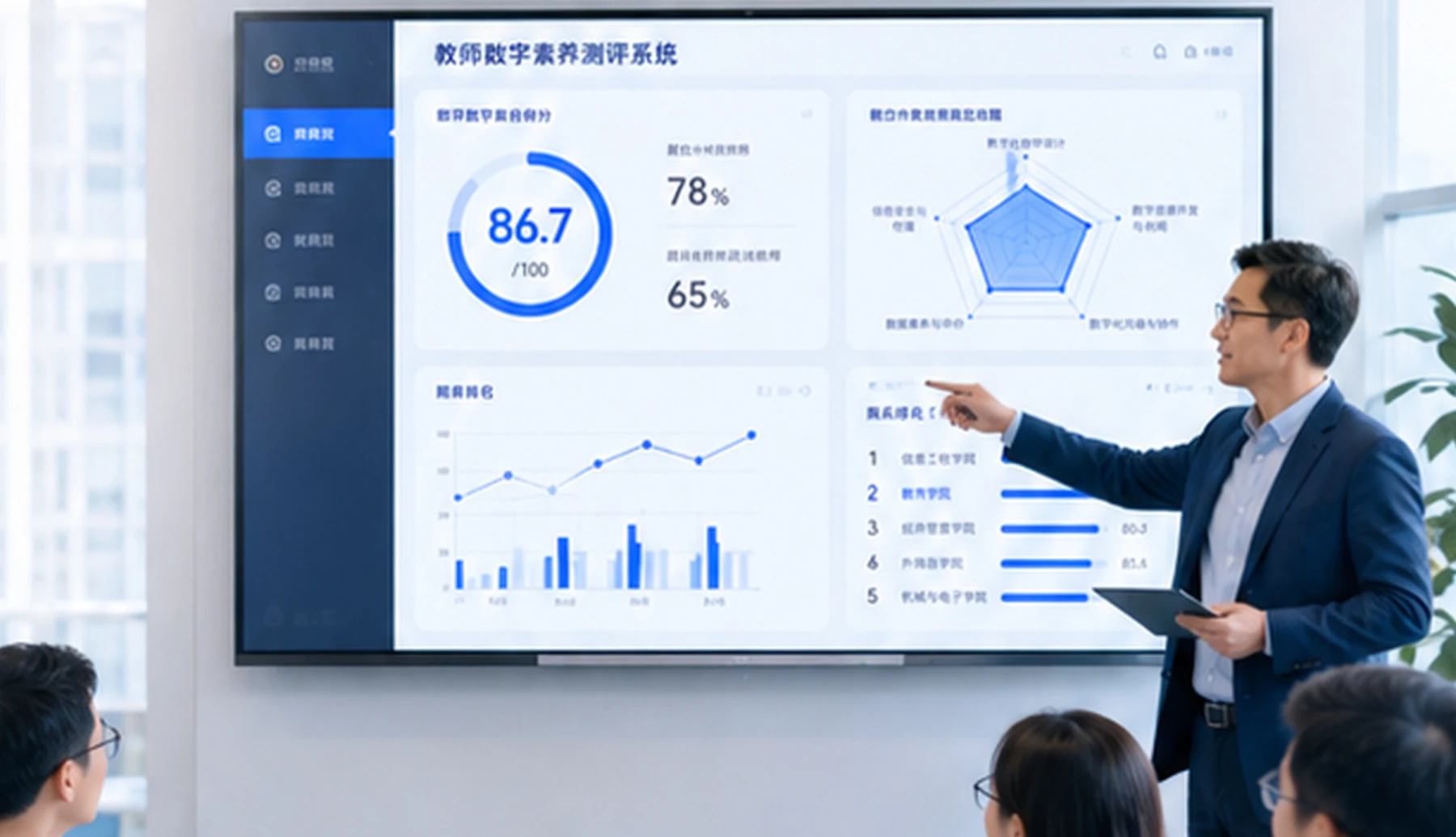 教师数字素养测评系统